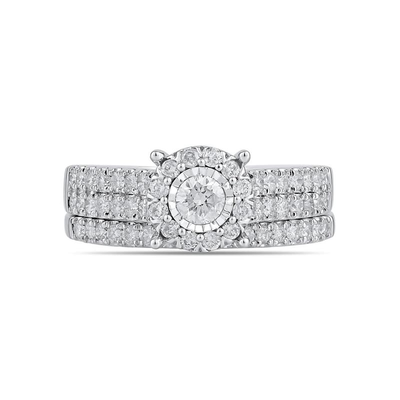 Diamond Bridal Set in 14K Gold &#40;1 ct. tw.&#41; – Image 1 of 1