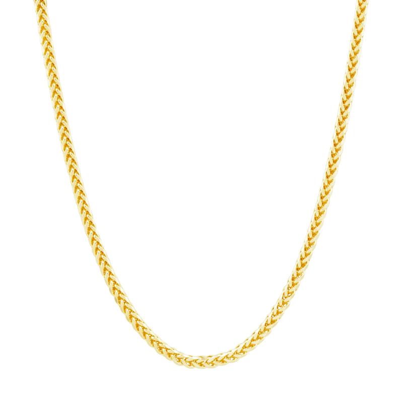 Wheat Chain in 14K Yellow Gold, 3MM, 18&quot; – Image 1 of 2