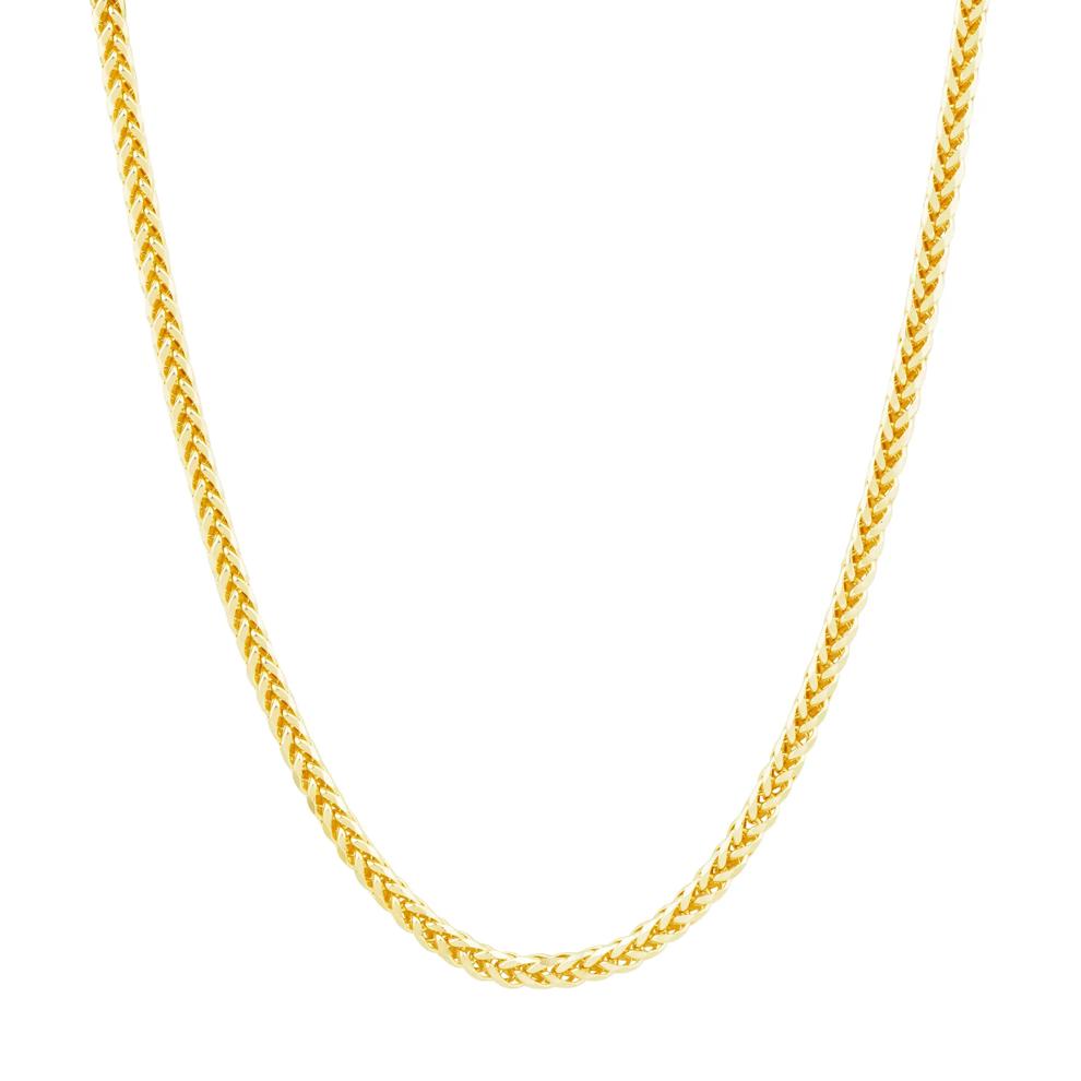 Wheat Chain in 14K Yellow Gold, 3MM, 18" – Image 1 of 2