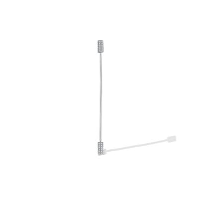 Men's Diamond Lapel Pin in Sterling Silver (1/3 ct. tw.)