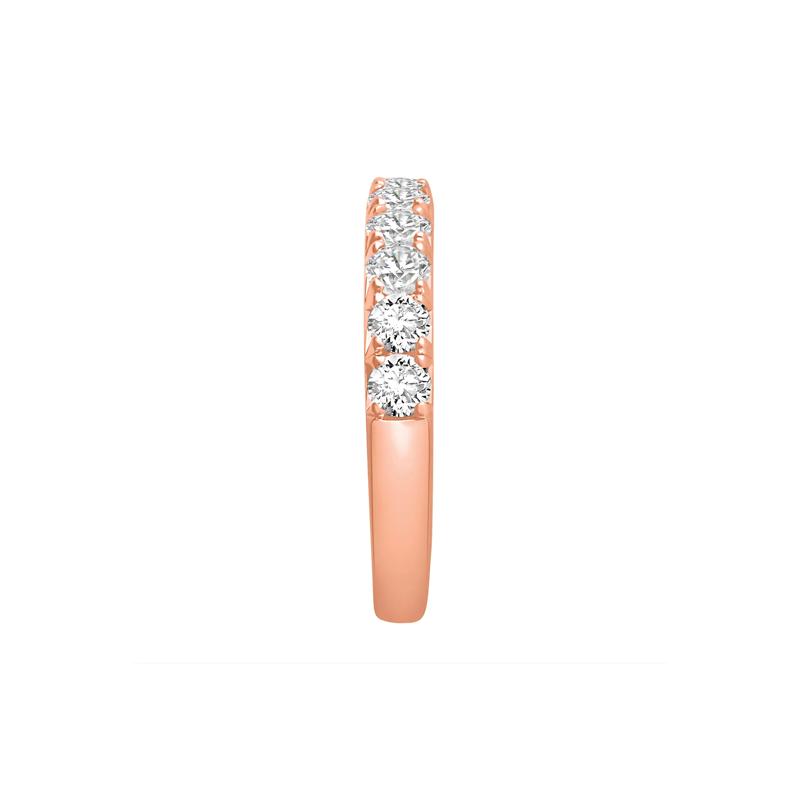Lab Grown French Pav&eacute; Diamond Band in 14K Rose Gold &#40;1 ct. tw.&#41; – Image 3 of 3