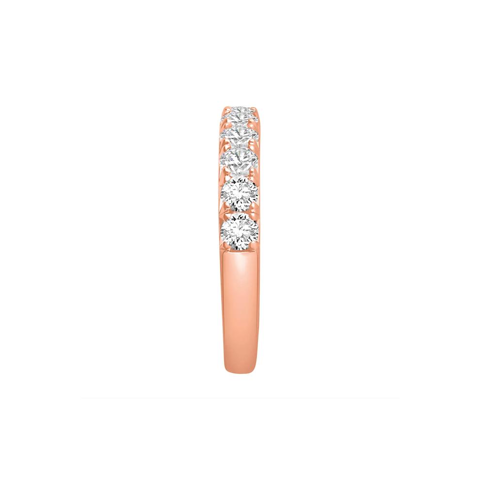 Lab Grown French Pav&eacute; Diamond Band in 14K Rose Gold (1 ct. tw.) – Image 3 of 3