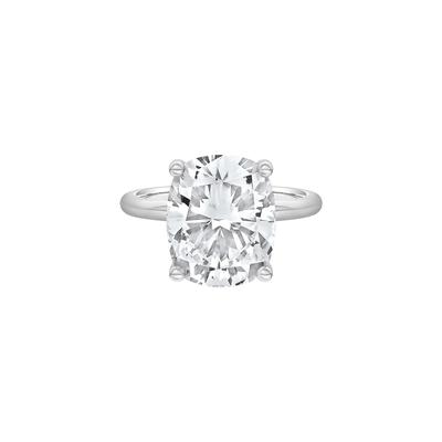 Lab Grown Diamond Elongated Cushion-Cut Engagement Ring in 14K White Gold (6 ct. tw.)