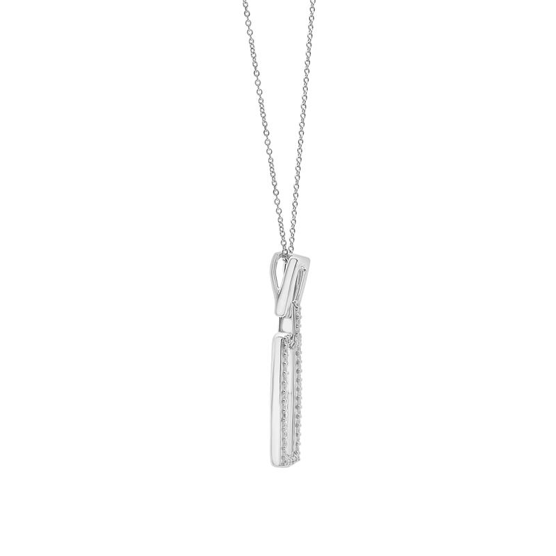 Diamond Link Pendant in Sterling Silver &#40;1/4 ct. tw.&#41; – Image 3 of 4