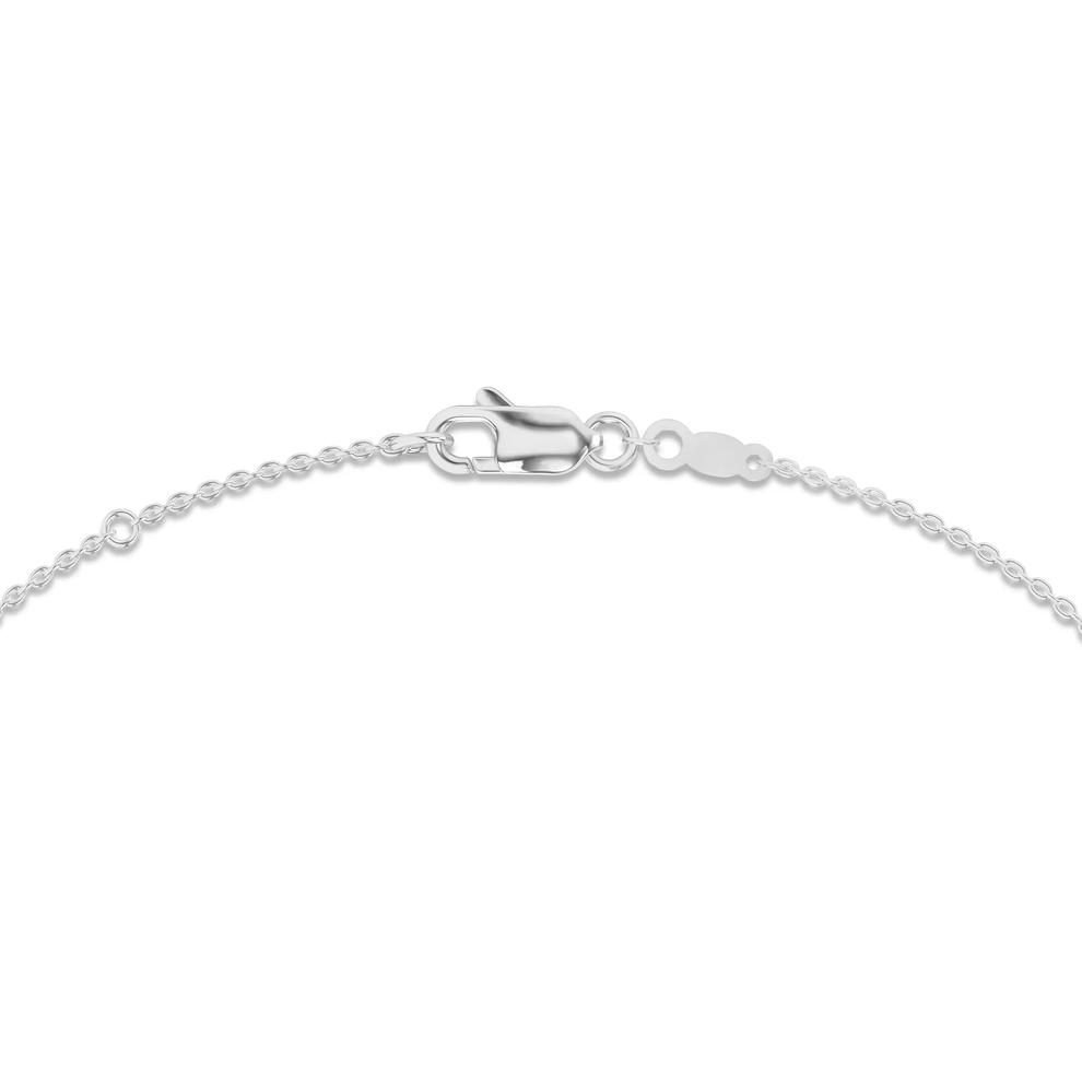 Lab Grown Diamond Bezel-Set East-West Radiant Pendant in 14K White Gold (3 ct.) – Image 2 of 4