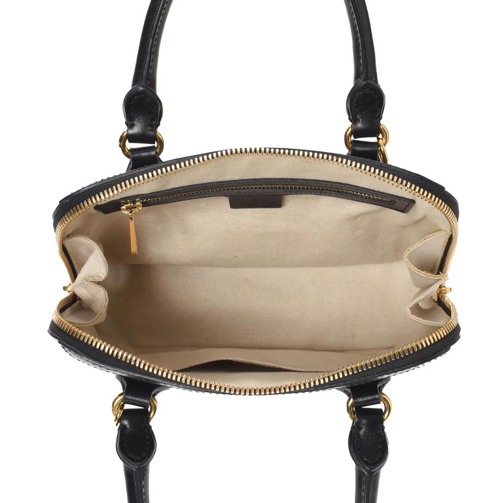 Pre-Owned Gucci Horsebit 1955 Rounded Top Handle Small Crossbody Bag – Image 4 of 7