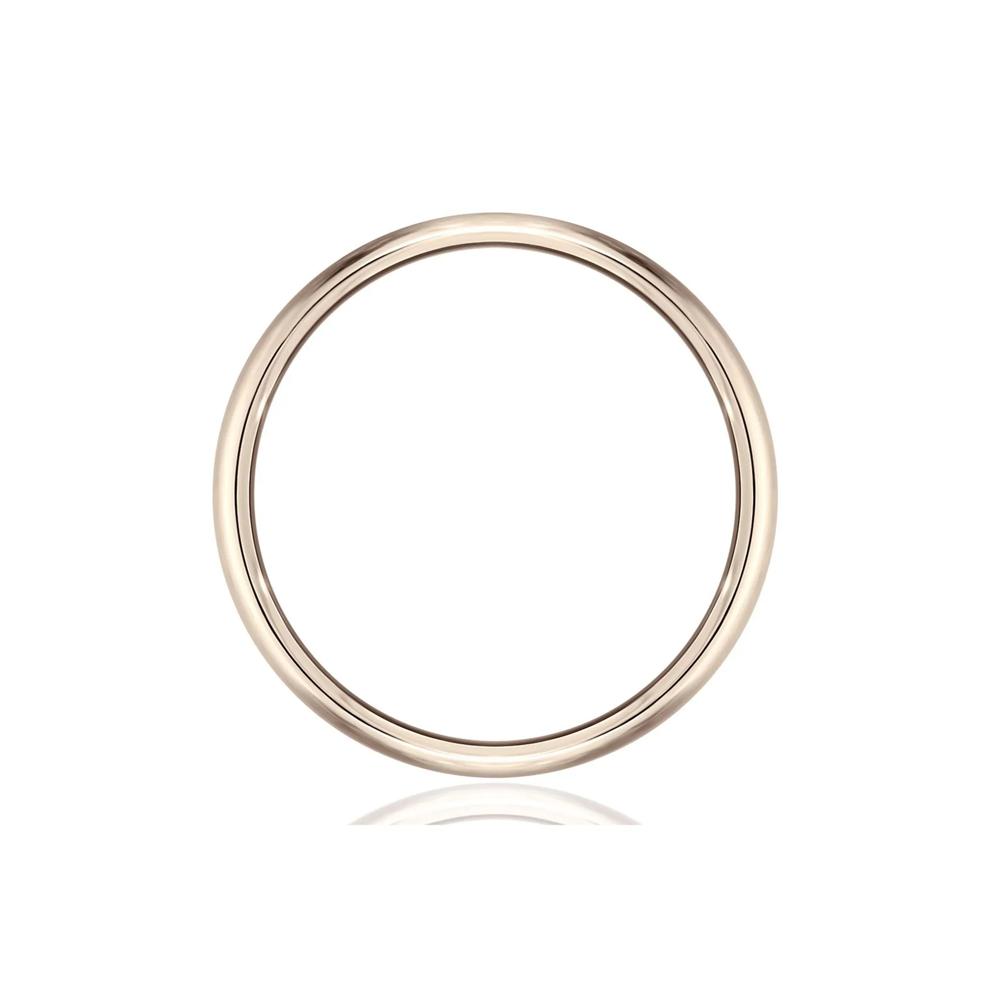 Wedding Band in 14K Rose Gold, 6.5MM – Image 2 of 3
