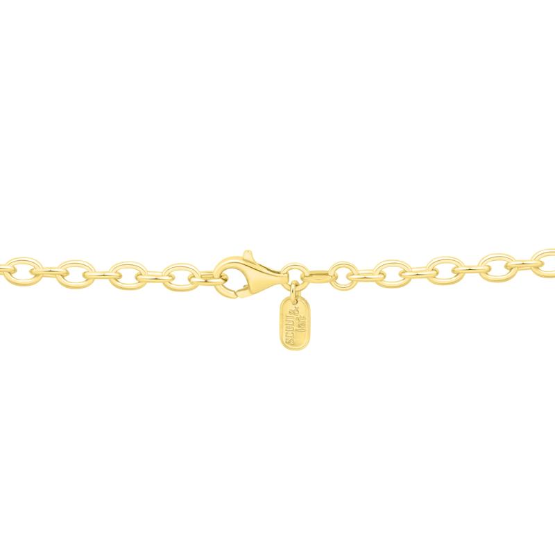 Cable Chain in Vermeil, 4MM, 18&quot; – Image 2 of 4