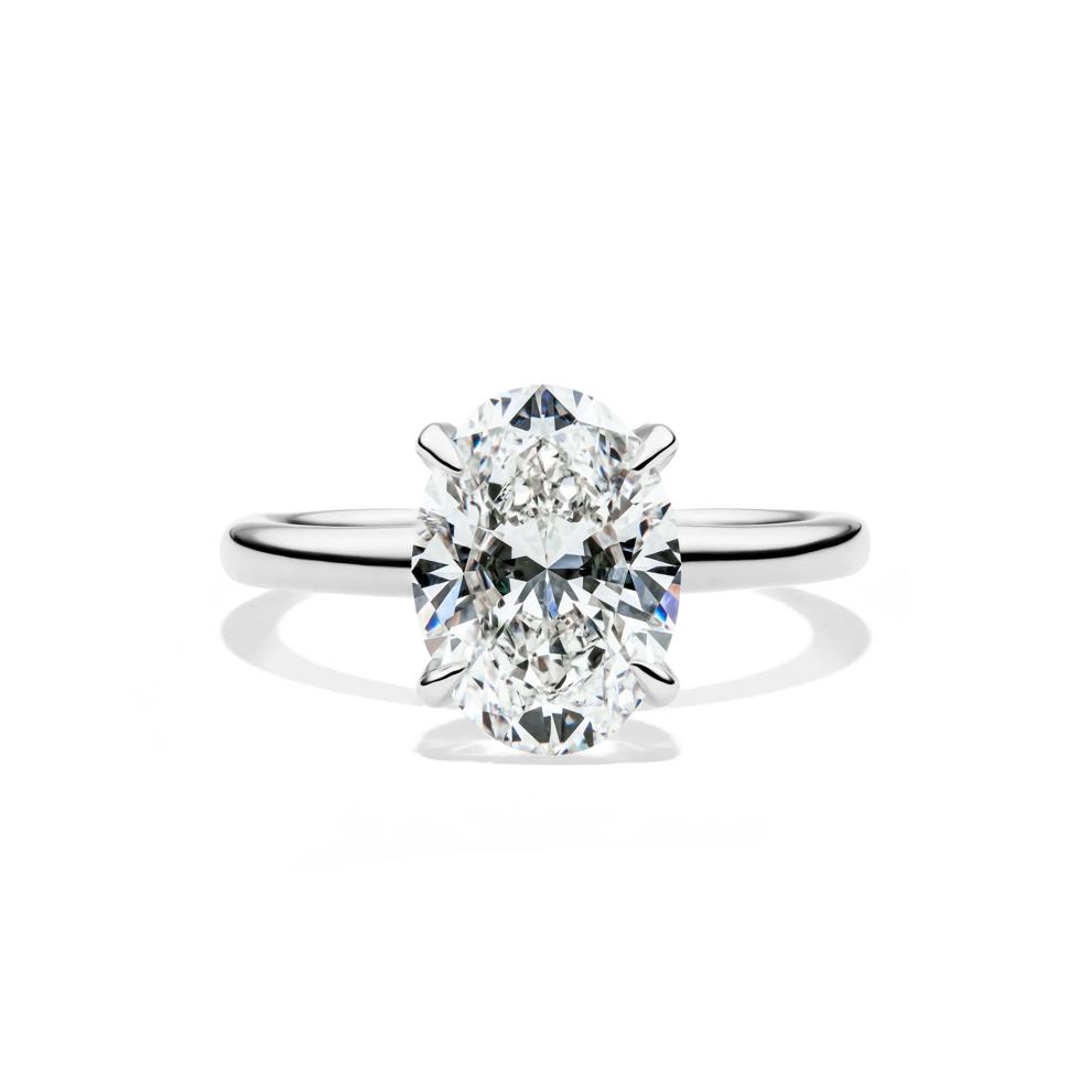 Bennett Lab Grown Diamond Engagement Ring in 14K White Gold (3 1/5 ct. tw.)  – Image 1 of 4