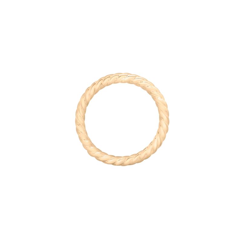 Rope Twist Eternity Band in Vermeil – Image 3 of 7