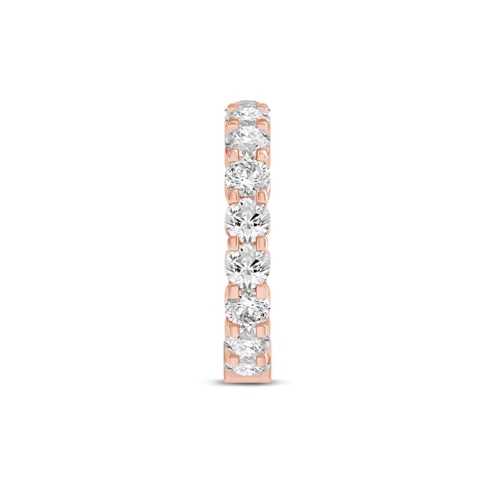 Round-Cut Sizeable Diamond Eternity Band in 14k Rose Gold (4 ct. tw.) – Image 3 of 3