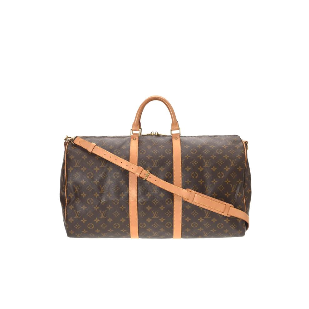 Pre-Owned Louis Vuitton Keepall Bandouliere 55 Duffle Bag – Image 1 of 9