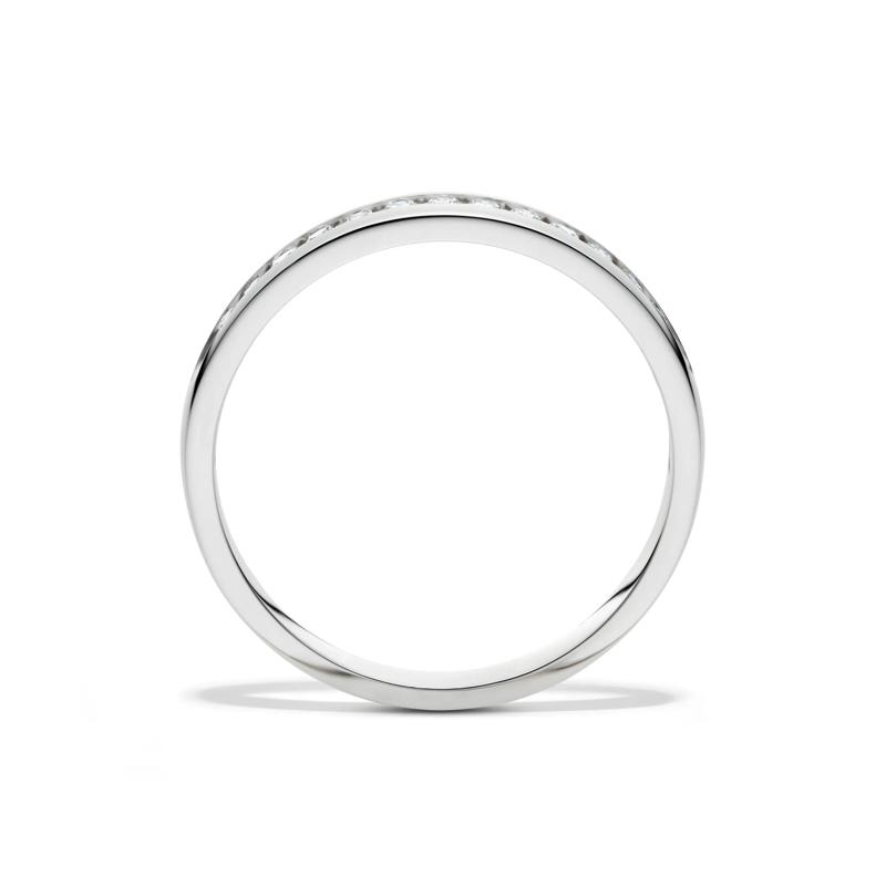 1/7 ct. tw. Diamond Wedding Band in 14K White Gold – Image 2 of 3