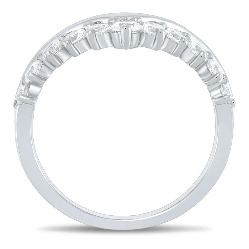 Lab Grown Diamond Contour Band in 14K White Gold &#40;5/8 ct. tw.&#41; – Image 3 of 3