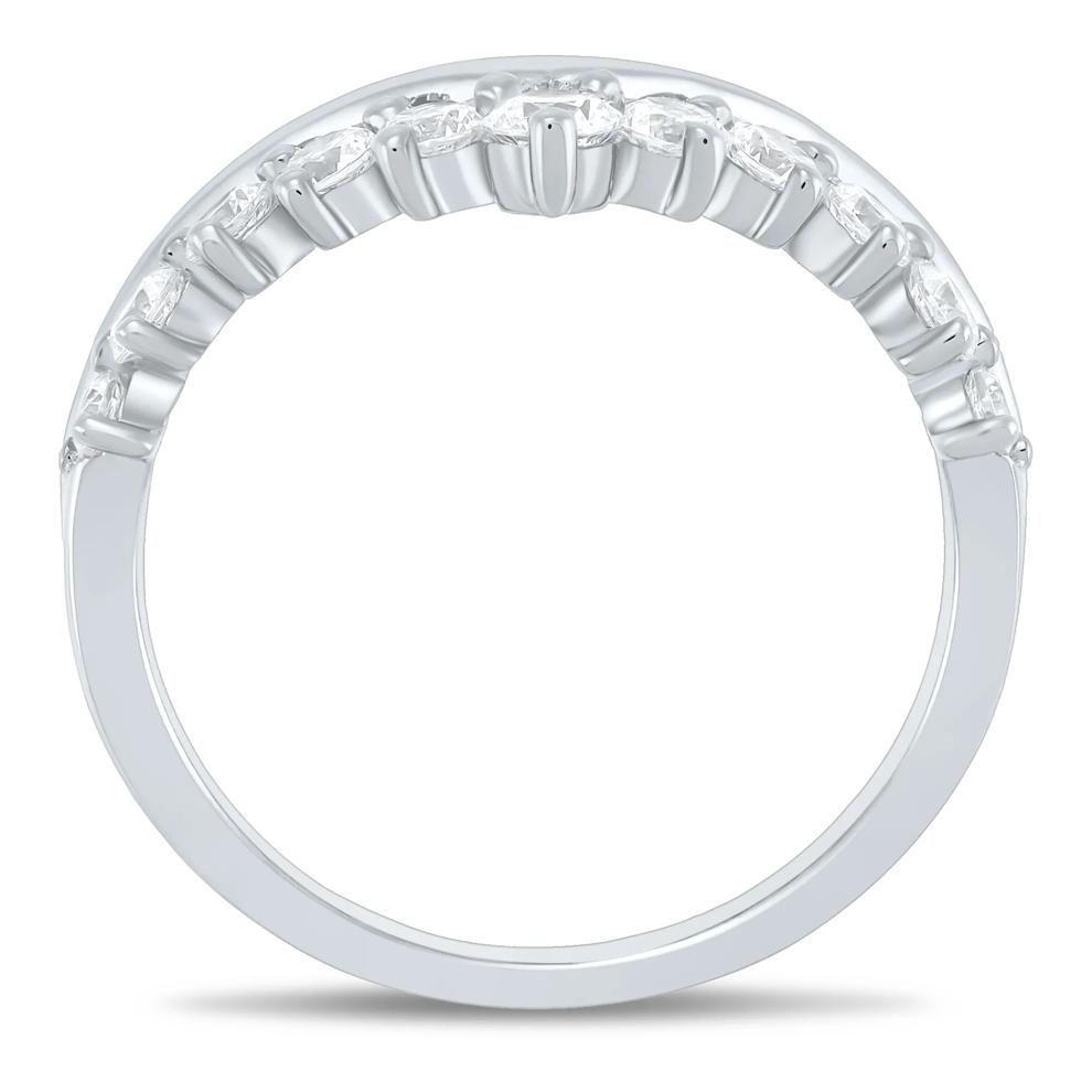 Lab Grown Diamond Contour Band in 14K White Gold (5/8 ct. tw.) – Image 3 of 3