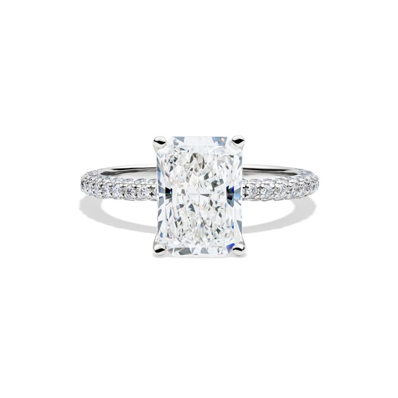 Isla Lab Grown Diamond Engagement Ring in 14K White Gold &#40;3 5/8 ct. tw.&#41; – Image 1 of 4