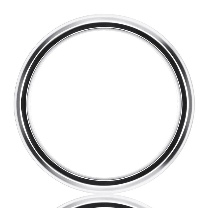 Men&#39;s Band in White Cobalt, 9MM – Image 2 of 3