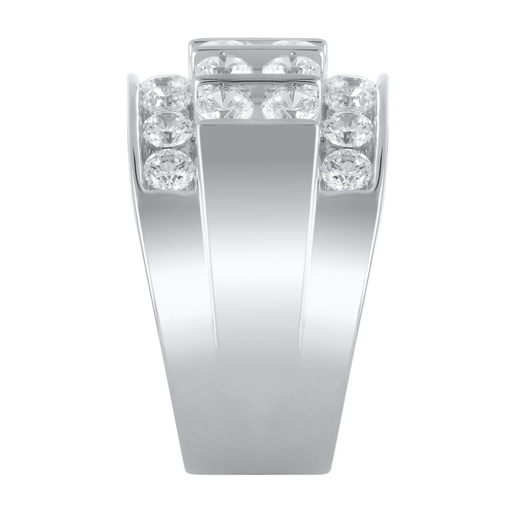 Men's Lab Grown Diamond Ring in 10K White Gold (3 ct. tw.) – Image 3 of 3