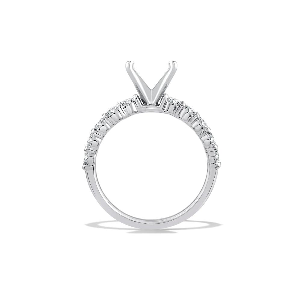 Lab Grown Diamond Semi-Mount Engagement Ring in Platinum (1 1/2 ct. tw.) (Setting Only) – Image 2 of 6
