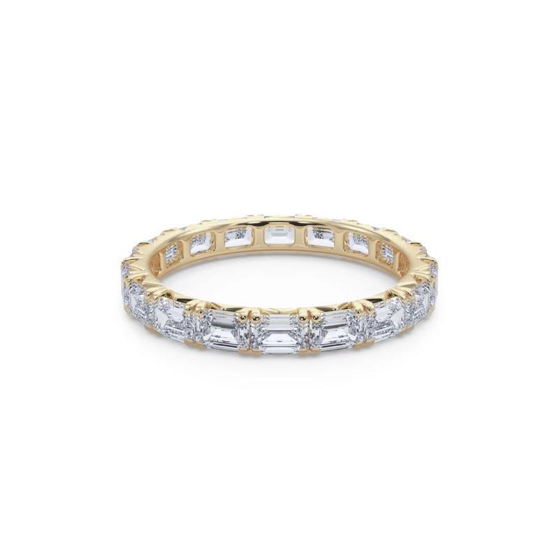 Emerald-Cut Diamond Eternity Band in 14K Yellow Gold &#40;2 1/7 ct. tw.&#41; – Image 4 of 4
