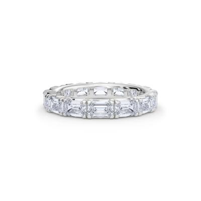 Emerald-Cut Diamond Eternity Band in 14K White Gold (3 7/8 ct. tw.)