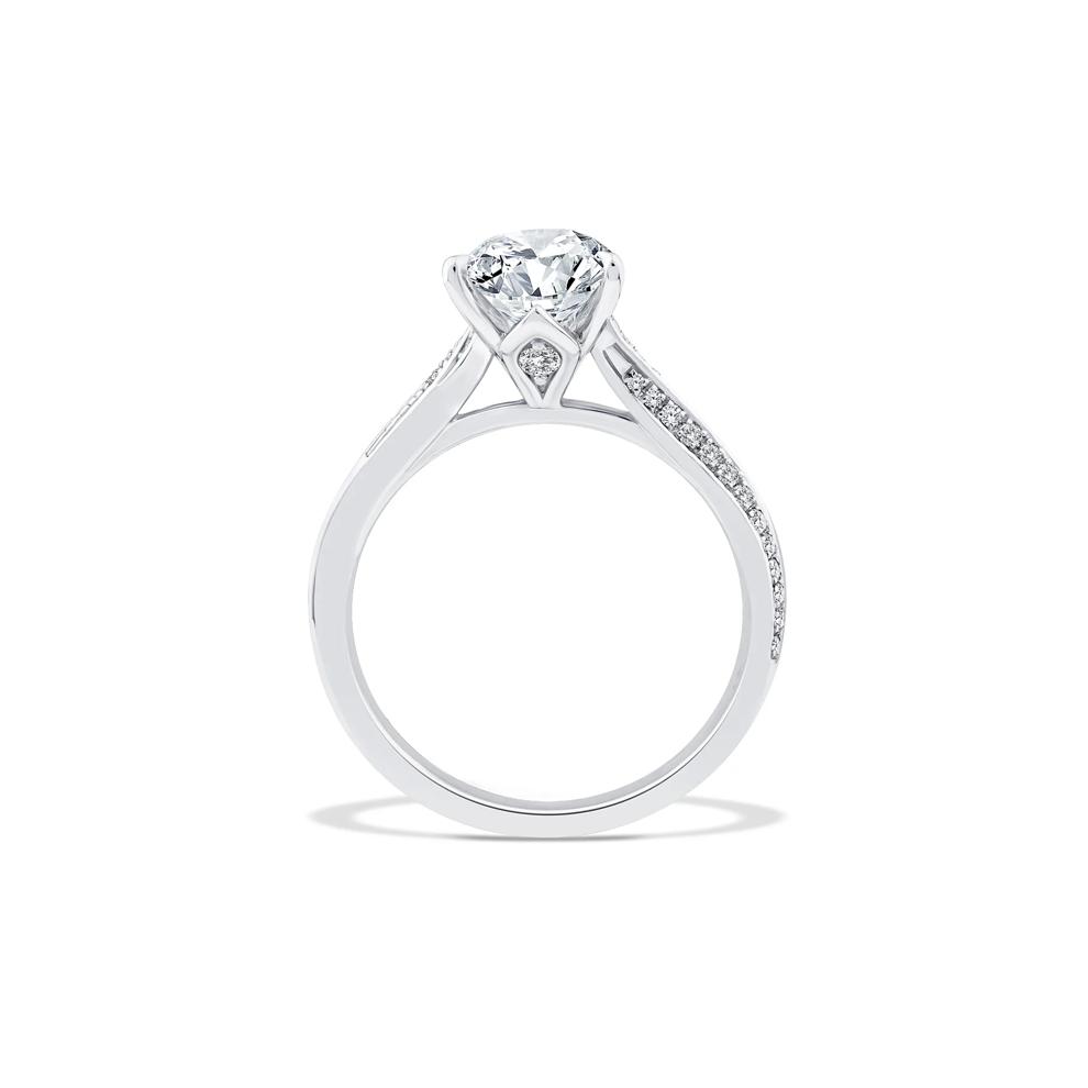 Lab Grown Diamond Pear-Shaped Engagement Ring in Platinum (2 3/4 ct. tw.) – Image 2 of 4