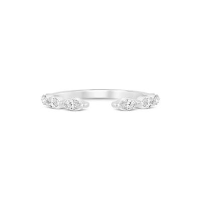 Lab Grown Diamond Open Stack Anniversary Band 