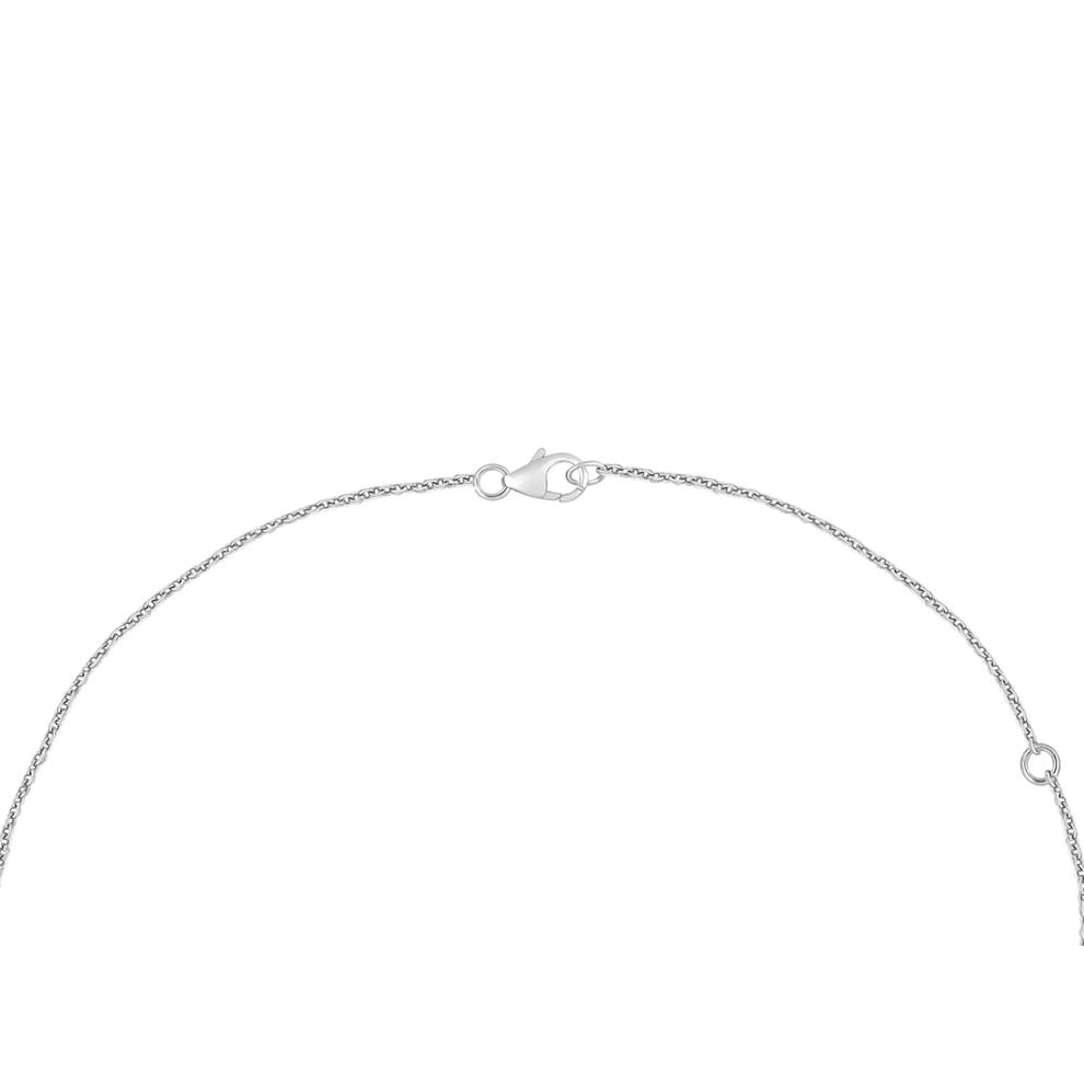 Lab Grown Diamond Graduated Frontal Pendant Necklace in 14K White Gold (1 1/2 ct. tw.) – Image 4 of 4