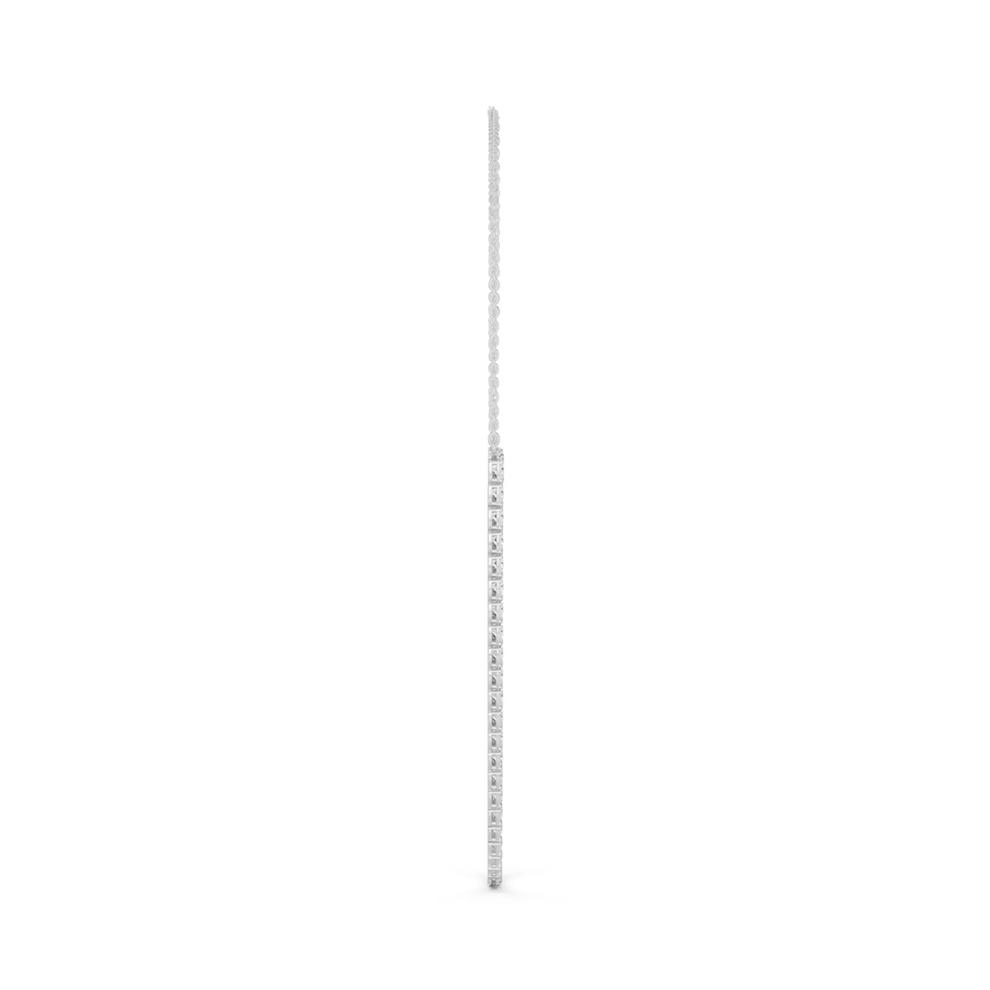 Lab Grown Diamond Tennis Necklace in 10K White Gold (3 ct. tw.) – Image 5 of 5