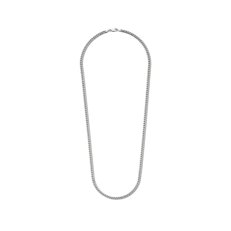 Miami Cuban Chain in 14K White Gold, 3.5MM, 22&rdquo; – Image 2 of 4