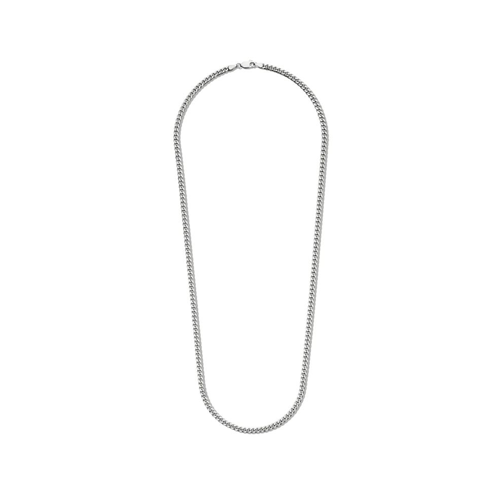 Miami Cuban Chain in 14K White Gold, 3.5MM, 22&rdquo; – Image 2 of 5