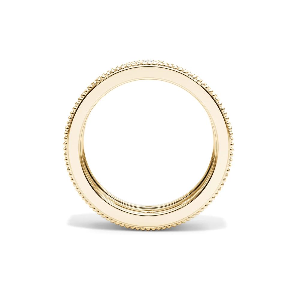 Lab Grown Diamond Mixed Shape Eternity Band in 14K Yellow Gold (5/8 ct. tw.) – Image 2 of 5