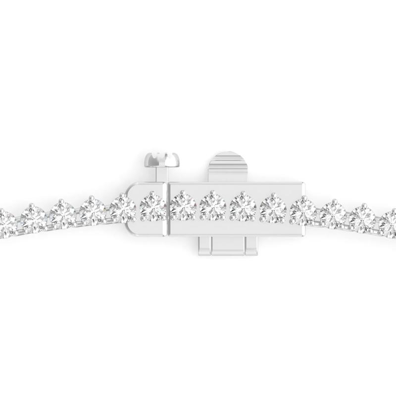 Lab Grown Diamond Riviera Necklace in 14K White Gold (7 ct. tw.) – Image 3 of 3