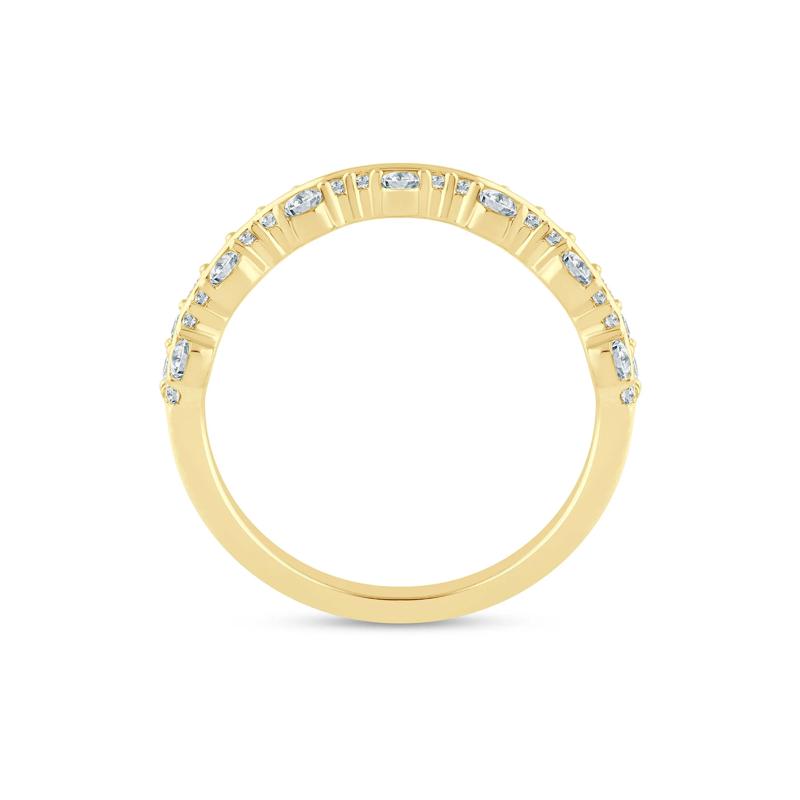 Lab Grown Diamond Multi-Row Anniversary Band in 14K Yellow Gold &#40;5/8 ct. tw.&#41; – Image 2 of 3
