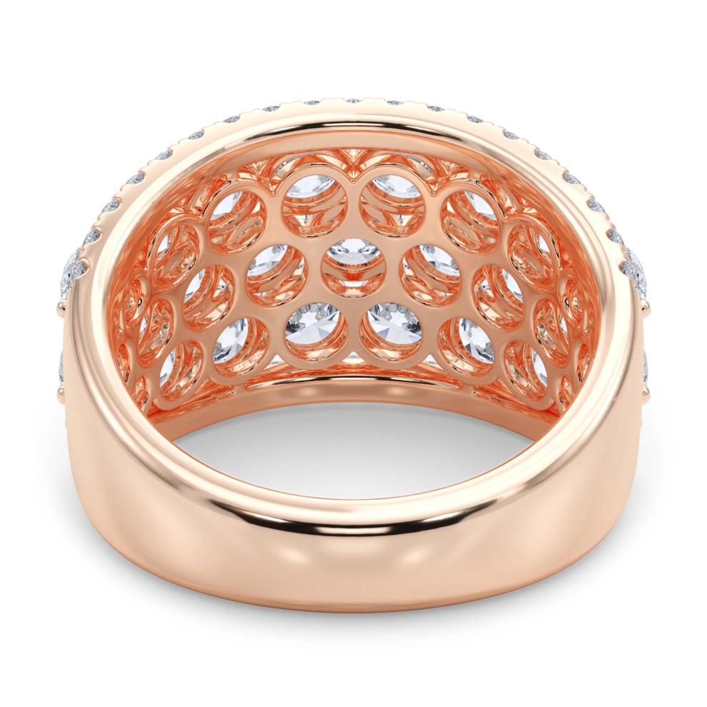 Lab Grown Diamond Anniversary Band in 14K Rose Gold (4 ct. tw.) – Image 4 of 5