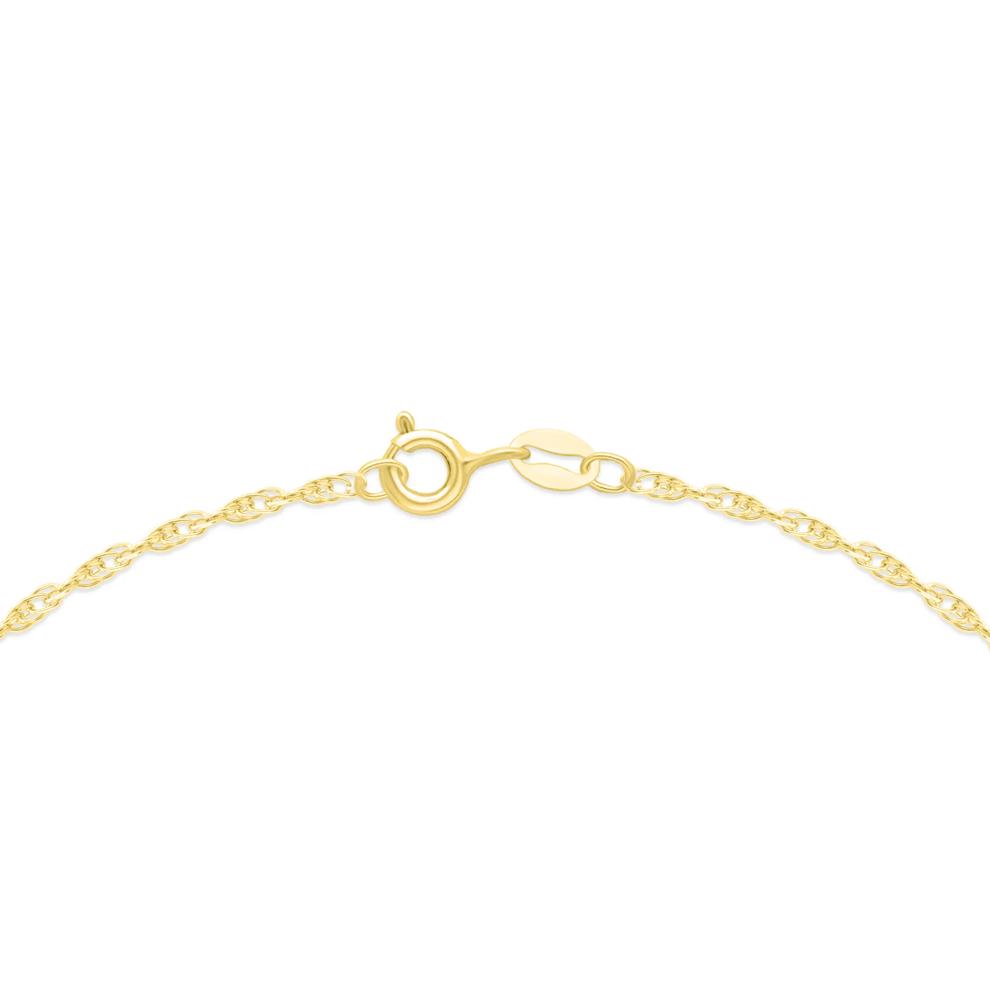 Diamond Accent Mother-Child Heart Pendant in 10K Yellow Gold – Image 2 of 4