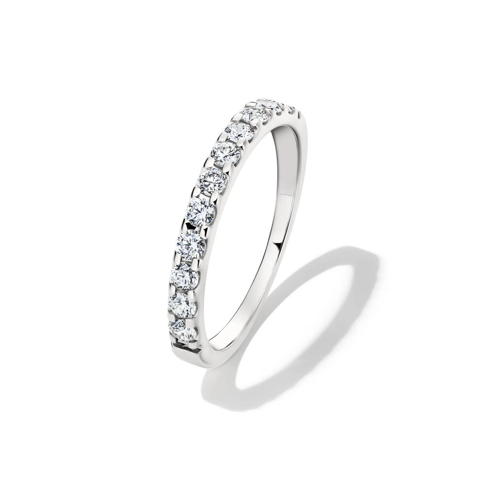 1/2 ct. tw. Lab Grown Diamond Band in 14K White Gold – Image 4 of 5