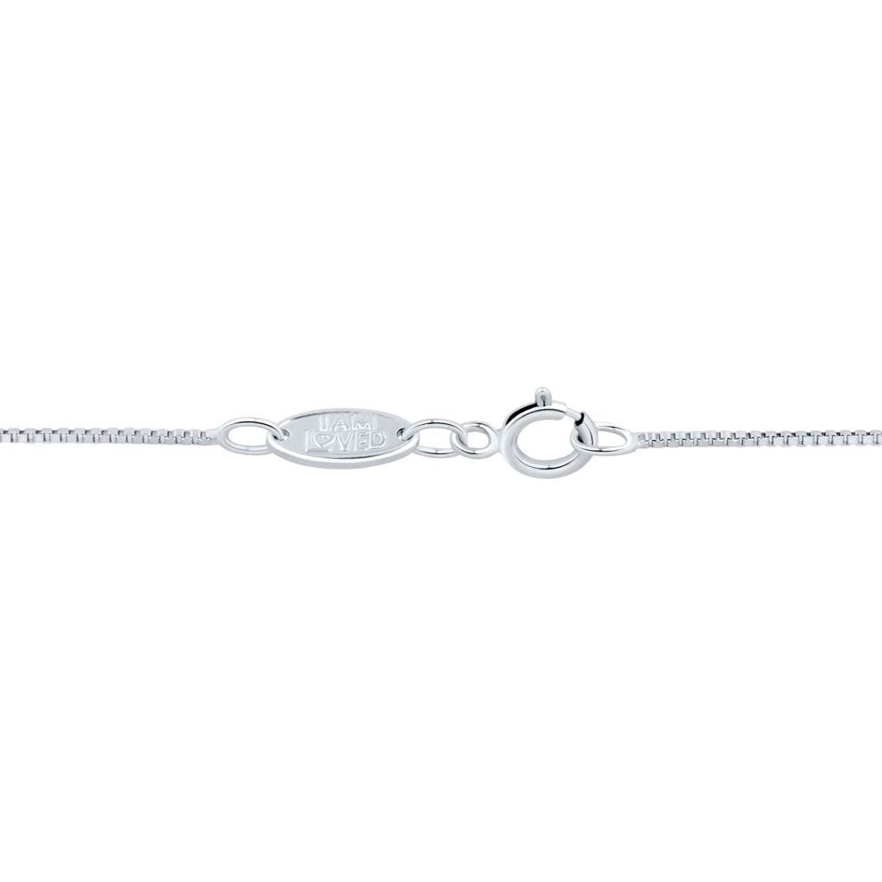 Diamond Accent Initial D Pendant in Sterling Silver and 14K Rose Gold – Image 4 of 4