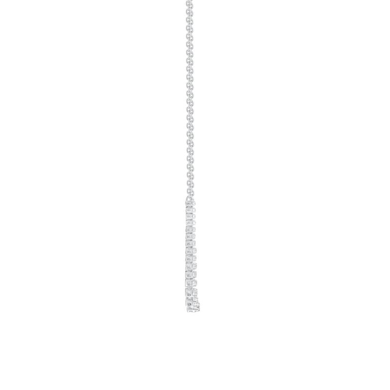 Diamond Graduated Necklace in 10K White Gold (1 1/2 ct. tw.) – Image 2 of 3