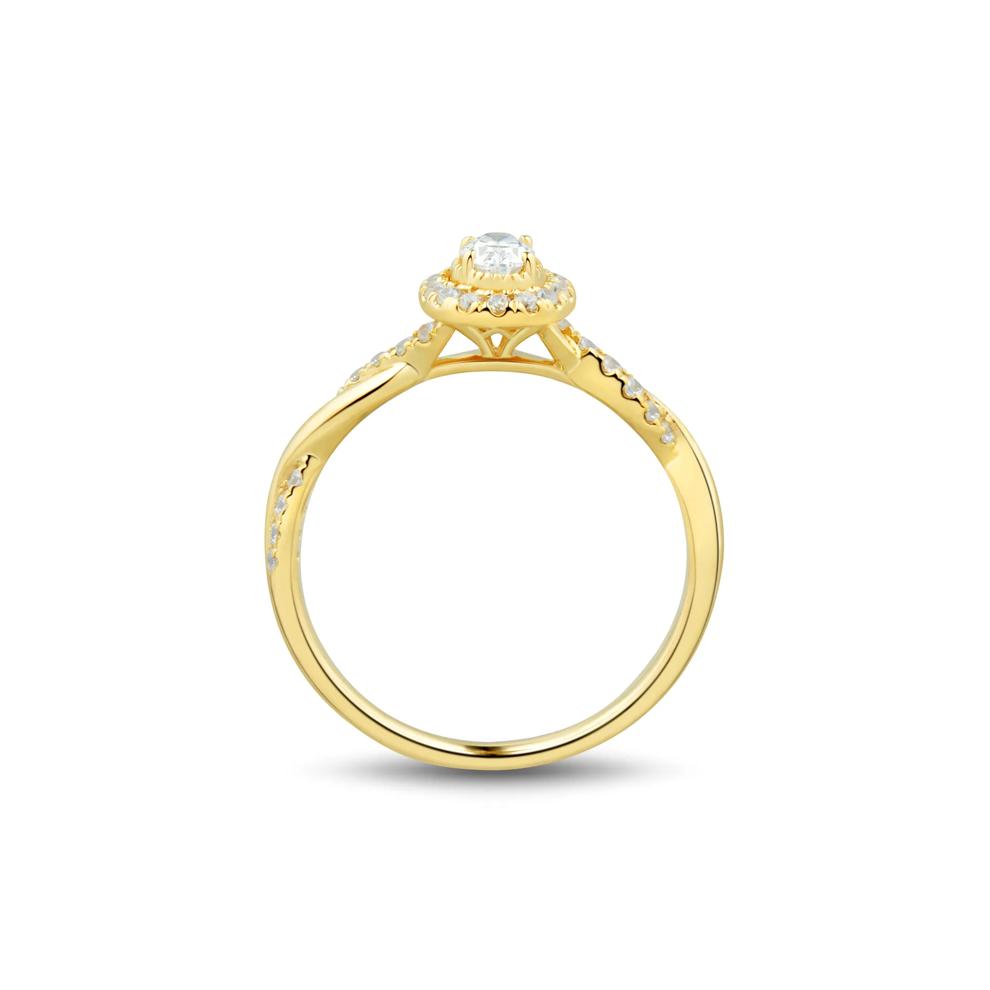 Lab Grown Diamond Promise Ring in 10K Yellow Gold (1/2 ct. tw.) – Image 2 of 3