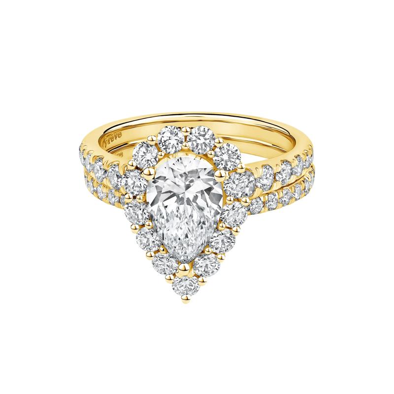 Alexis Lab Grown Diamond Engagement Set in 14K Yellow Gold (3 1/4 ct. tw.) – Image 4 of 4