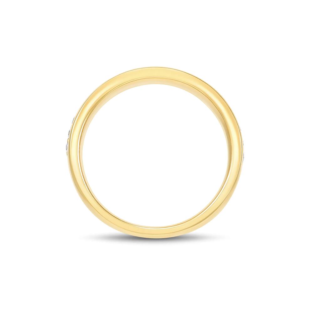 Lab Grown Diamond High-Polish Band in 10K Yellow Gold (1/4 ct. tw.) – Image 2 of 3