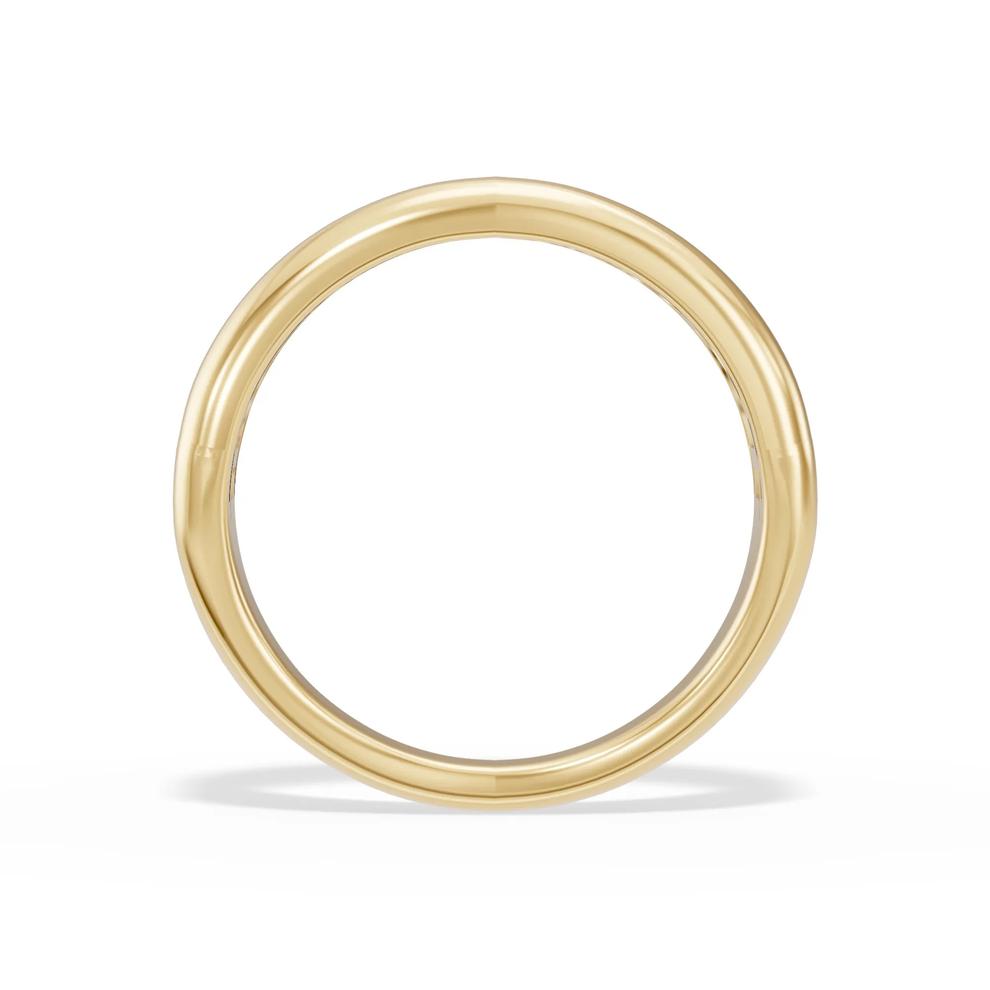 Lab Grown Diamond Double Row Band in 10K Yellow Gold (1/2 ct. tw.) – Image 2 of 4