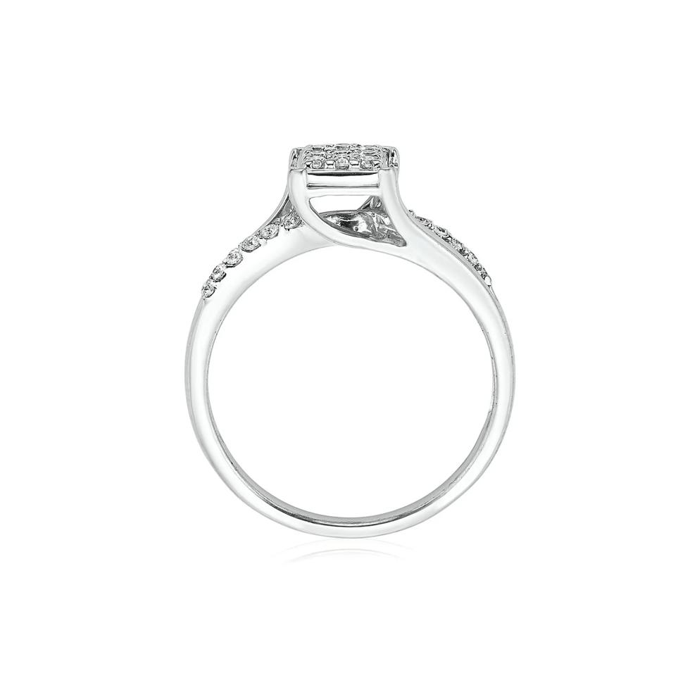1/4 ct. tw. Diamond Ring in Sterling Silver – Image 2 of 3