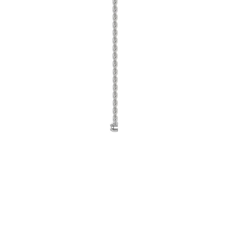 Diamond Accent Illusion Bar Necklace in Sterling Silver – Image 2 of 2