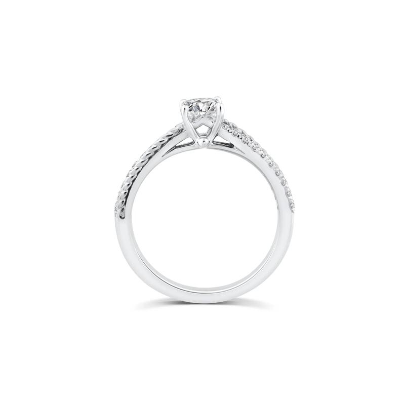 Princess-Cut Diamond Engagement Ring in 14K White Gold &#40;5/8 ct. tw.&#41; – Image 2 of 3