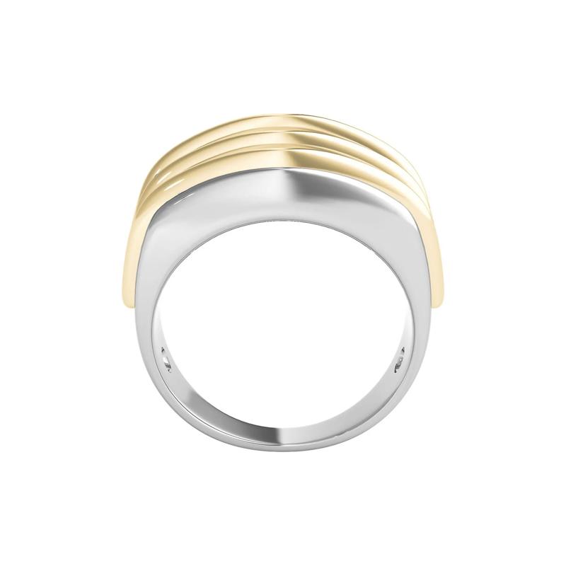 Men&#39;s 2 ct. tw. Diamond Ring in 14K Yellow &amp; White Gold, 6MM – Image 2 of 3