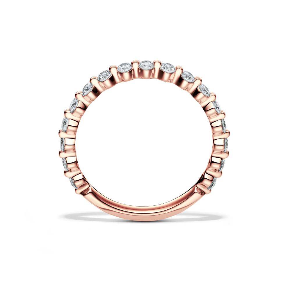 Lab Grown Diamond Wedding Band in 14K Rose Gold (1/2 ct. tw.) – Image 2 of 4