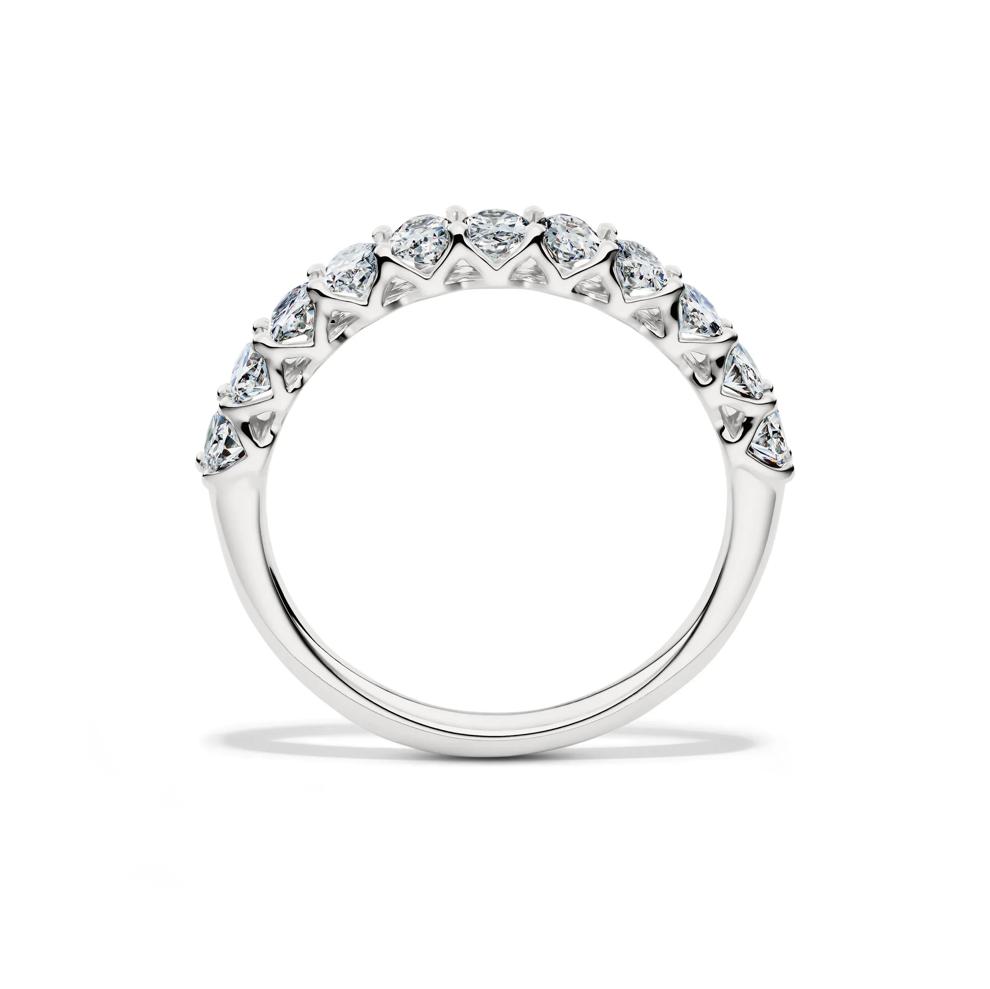 Lab Grown Diamond Oval Anniversary Band in 14K White Gold (1 ct. tw.) – Image 2 of 4