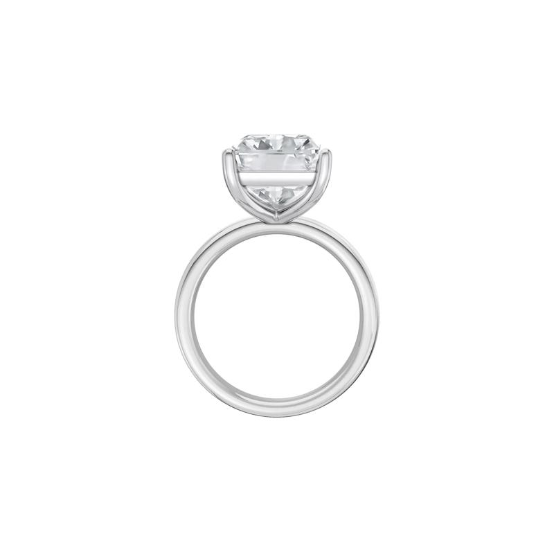 Lab Grown Diamond Radiant-Cut Solitaire Ring in 14K White Gold &#40;7 ct.&#41; – Image 2 of 4
